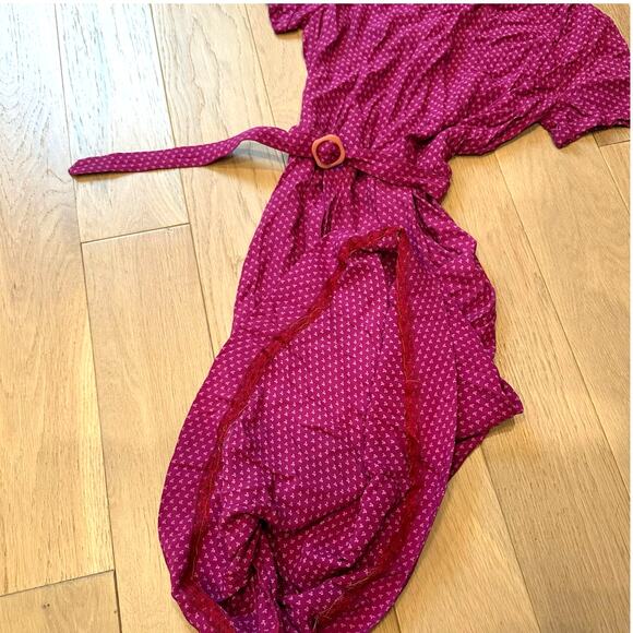 Vintage Jane Schaffhausen Belle France Pink Dress – Women’s Small - Picture 9 of 10